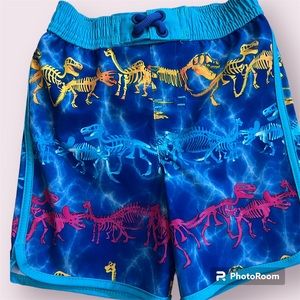 Wonder Nation Boys Dinosaur Swim Trunks size 18 months